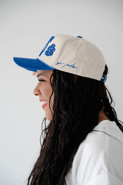 SD State Saturday Stretch 5 Panel Canvas Baseball Hat