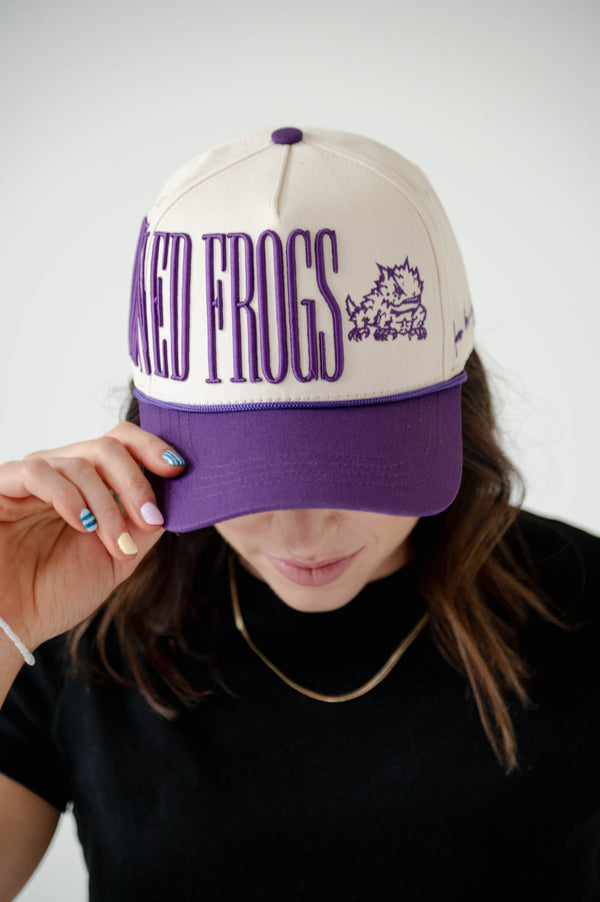TCU Saturday Stretch 5 Panel Canvas Baseball Hat