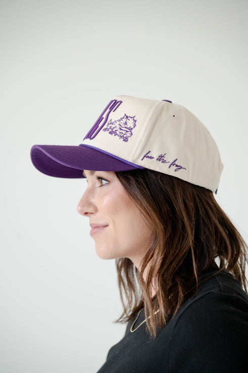 TCU Saturday Stretch 5 Panel Canvas Baseball Hat