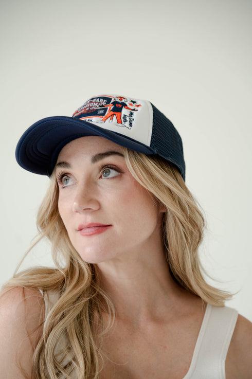Auburn Layer Patch Foam Trucker Hat