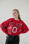 Ohio State Patched Up Cropped Longsleeve