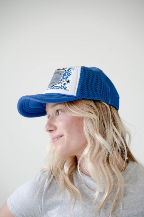 Memphis Layer Patch Foam Trucker Hat