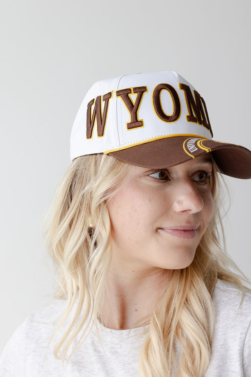 Wyoming Phipps Away Split Hat 5 Panel Canvas Baseball Hat