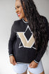 Vanderbilt Wicks Woven Striped Detail Sweater