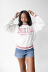 Virginia Tech Queen Oversized Striped Crew Sweater