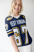 West Virginia Sideline Sweater Jersey