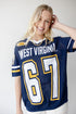 West Virginia Sideline Sweater Jersey