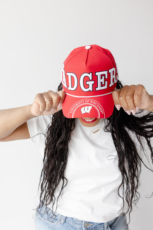 Wisconsin Phipps Split Hat 5 Panel Canvas Baseball Hat
