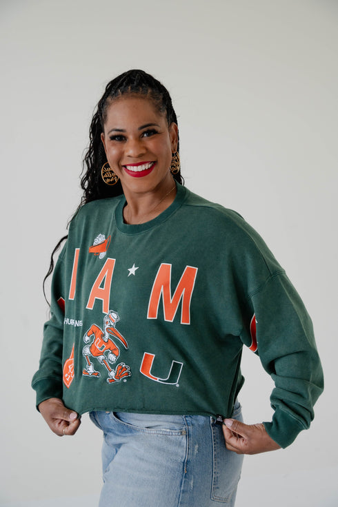 Miami Patched Up Cropped Longsleeve