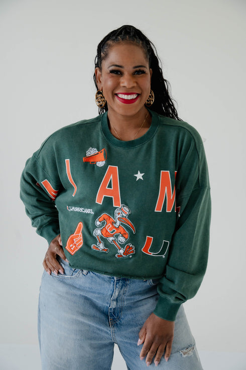 Miami Patched Up Cropped Longsleeve