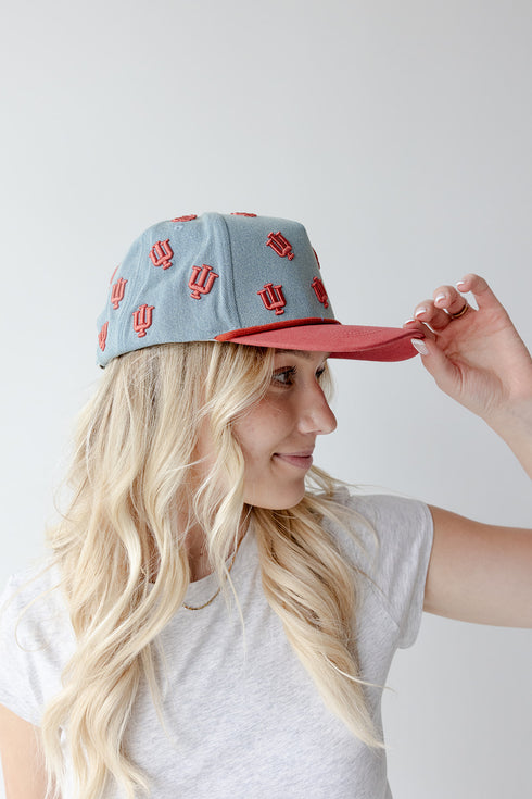Indiana Ritter Denim Hat Denim Baseball Hat
