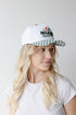 Miami Albon Checkered 5 Panel Canvas Baseball Hat