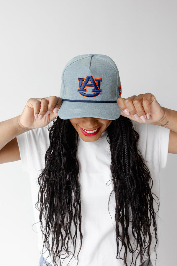 Auburn Statement Denim Denim Baseball Hat