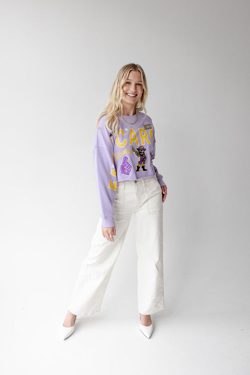 ECU Patched Up Cropped Longsleeve