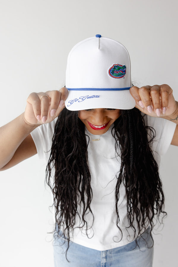 Florida Hustle Luxe 5 Panel Canvas Baseball Hat