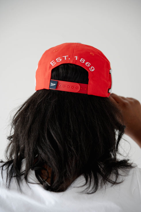 Nebraska Phipps Split Hat 5 Panel Canvas Baseball Hat
