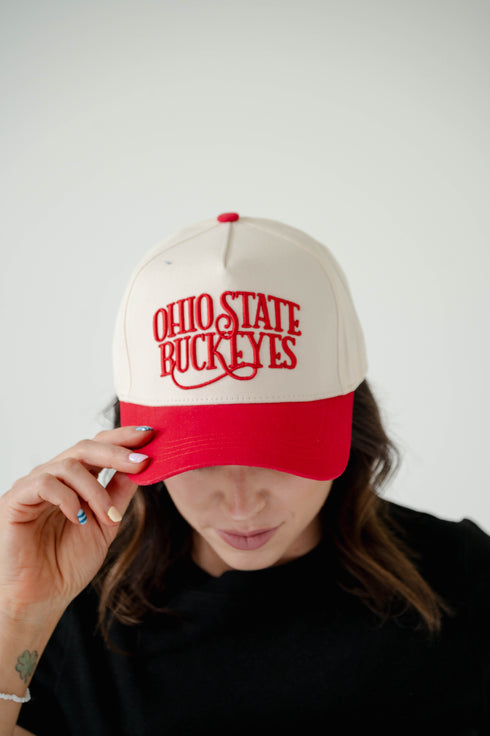Ohio State Gaines Swash 5 Panel Canvas Baseball Hat