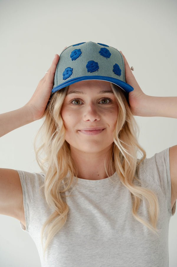 SD State Ritter Denim Hat Denim Baseball Hat