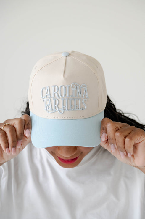 North Carolina Gaines Swash 5 Panel Canvas Baseball Hat