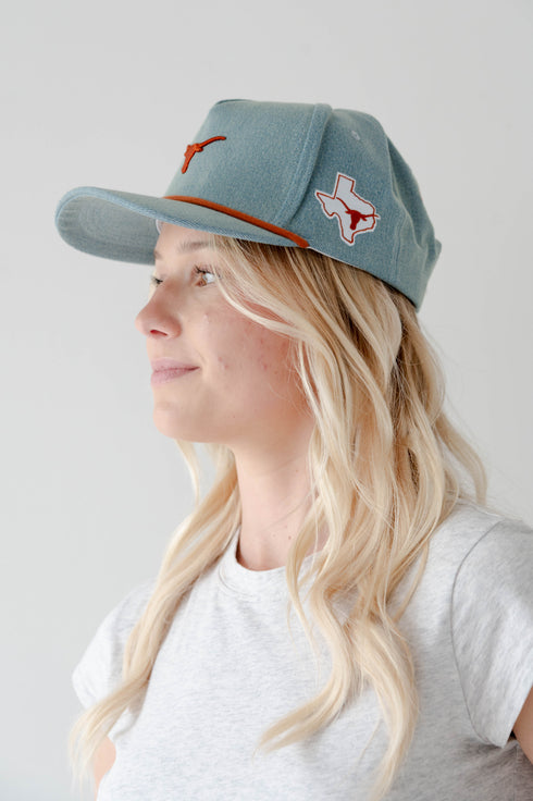 Texas Statement Denim Denim Baseball Hat