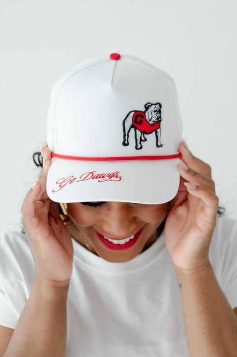Georgia Hustle Luxe 5 Panel Canvas Baseball Hat