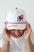 Georgia Hustle Luxe 5 Panel Canvas Baseball Hat