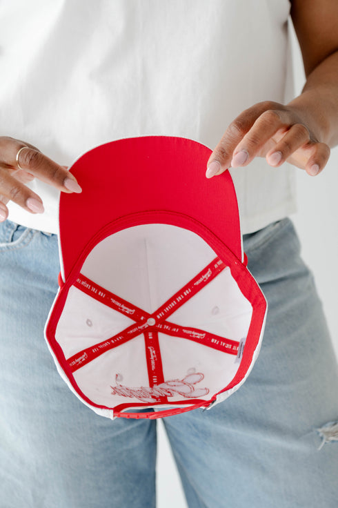 Georgia Hustle Luxe 5 Panel Canvas Baseball Hat