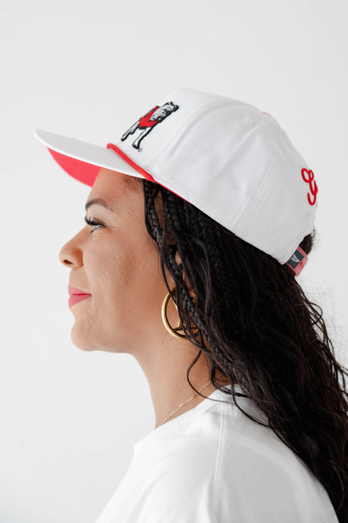 Georgia Hustle Luxe 5 Panel Canvas Baseball Hat