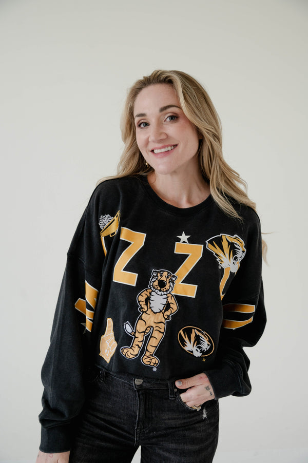 Missouri Patched Up Cropped Longsleeve