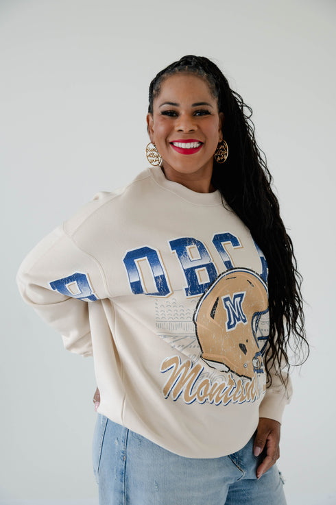 Montana State Homefield Lantern Sleeve Crew