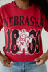 Nebraska Established Club Heavyweight Crop Tee