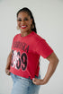 Nebraska Established Club Heavyweight Crop Tee