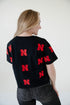 Nebraska Ritter Multi Color Heavyweight Crop Tee