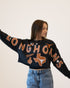 Texas Patched Up Cropped Longsleeve