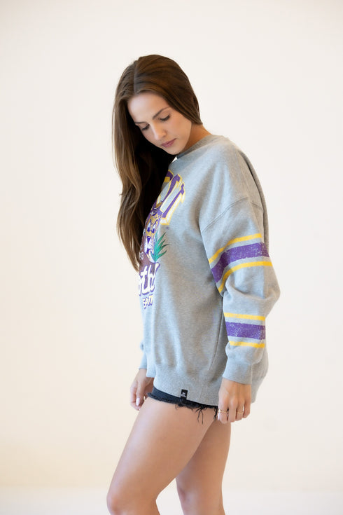 LSU Langford Multimedia OS Fleece Crew