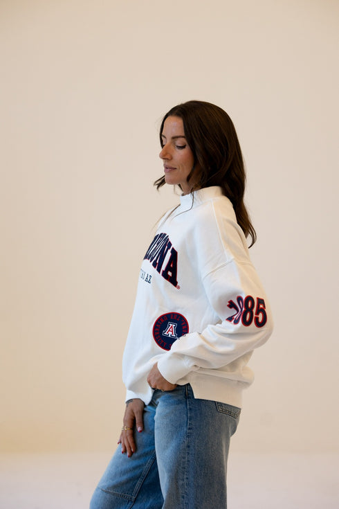 Arizona All Over Scatter Oversized Funnel Neck