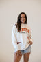 Auburn All Over Scatter Oversized Funnel Neck