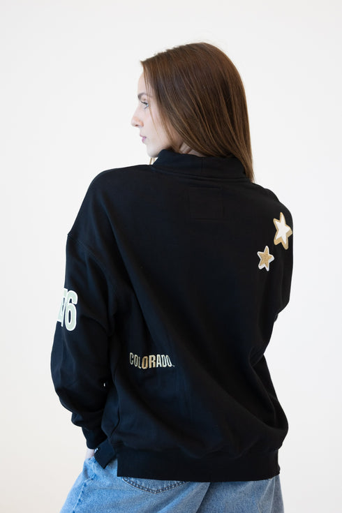 Colorado All Over Scatter Oversized Funnel Neck