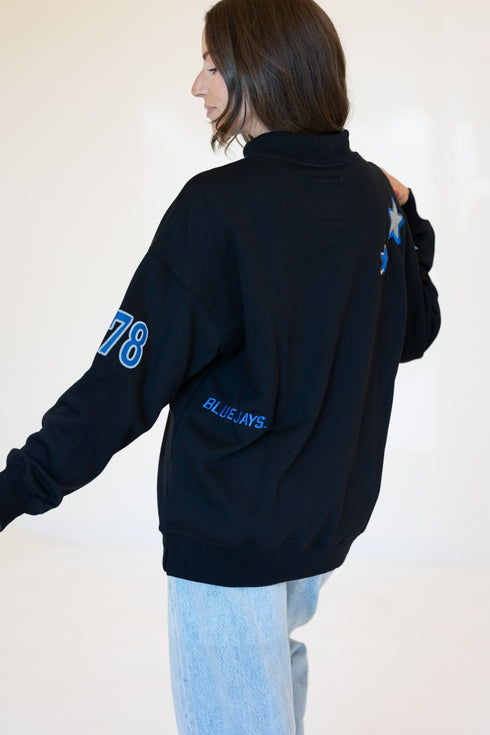 Creighton All Over Scatter Oversized Funnel Neck