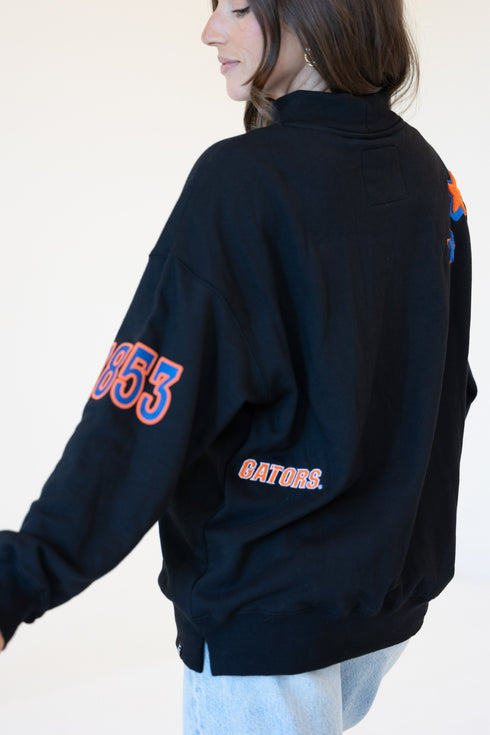 Florida All Over Scatter Oversized Funnel Neck