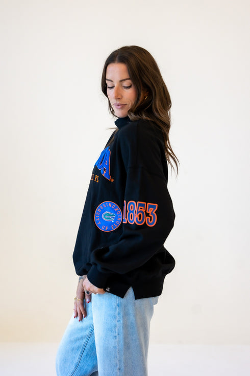 Florida All Over Scatter Oversized Funnel Neck