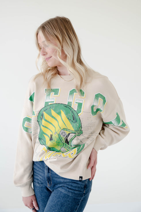 Oregon Homefield Lantern Sleeve Crew