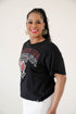 South Carolina Starlite Sequin Semi-Cropped Oversized Band Tee