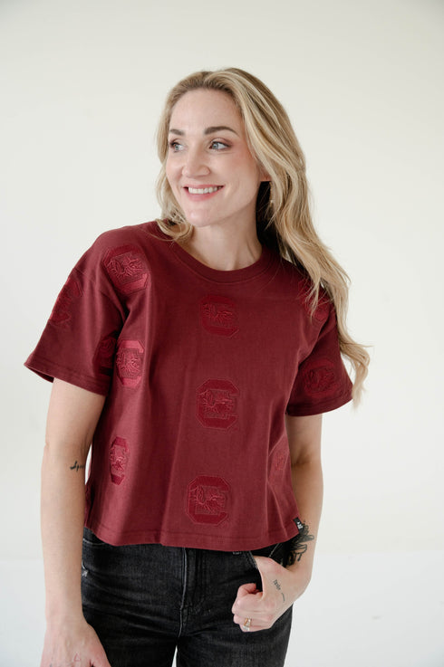 South Carolina Ritter Repeat Heavyweight Crop Tee