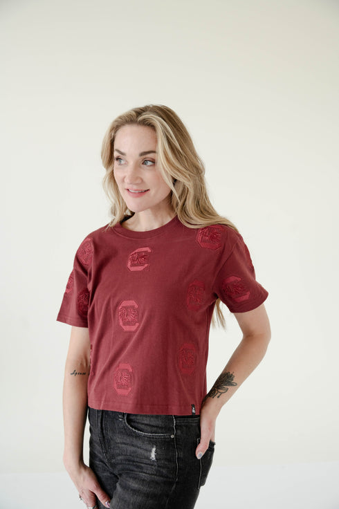 South Carolina Ritter Repeat Heavyweight Crop Tee