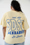 SD State Billboard Embroidery OS Band Tee