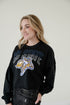 SD State Starlite Sequin Cropped Longsleeve