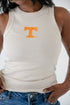Tennessee Logo Patch Full Length Ribbed Basic Tank