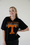 Tennessee Starlite Sequin Semi-Cropped Oversized Band Tee
