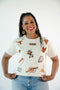 Texas All Over the Place Heavyweight Crop Tee